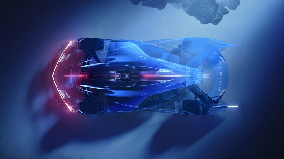Alpine Alpenglow - hydrogen powered race car for the road