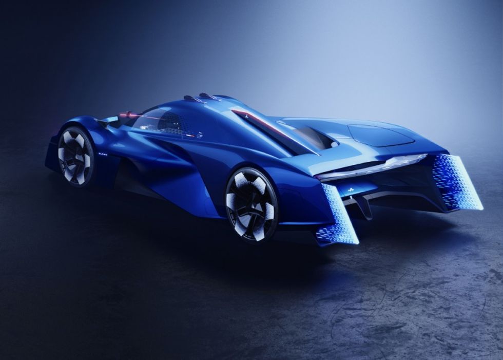 Alpine Alpenglow - hydrogen powered race car for the road