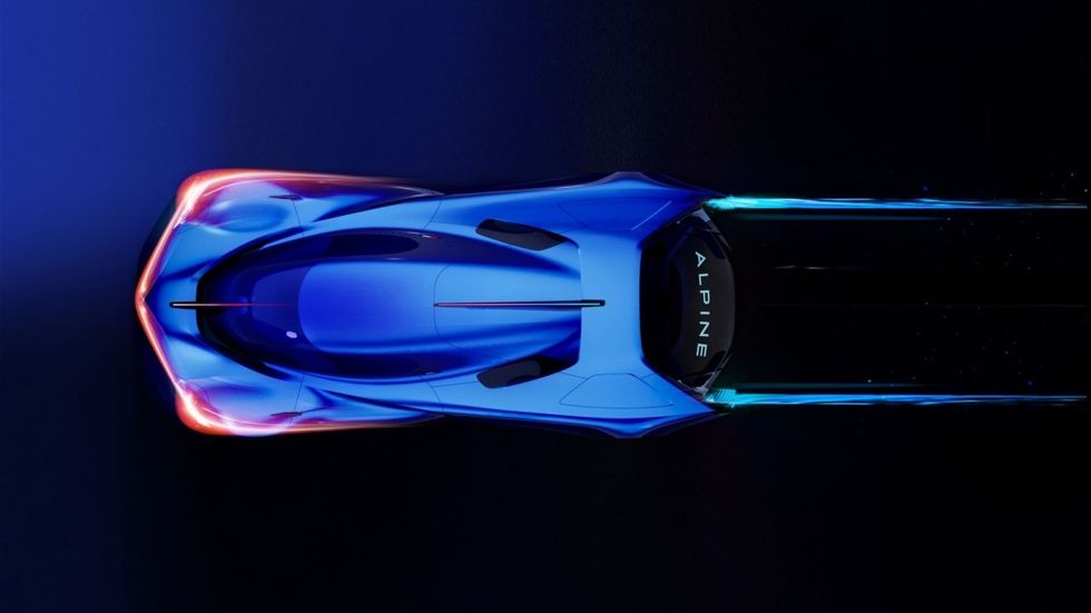 Alpine Alpenglow - hydrogen powered race car for the road