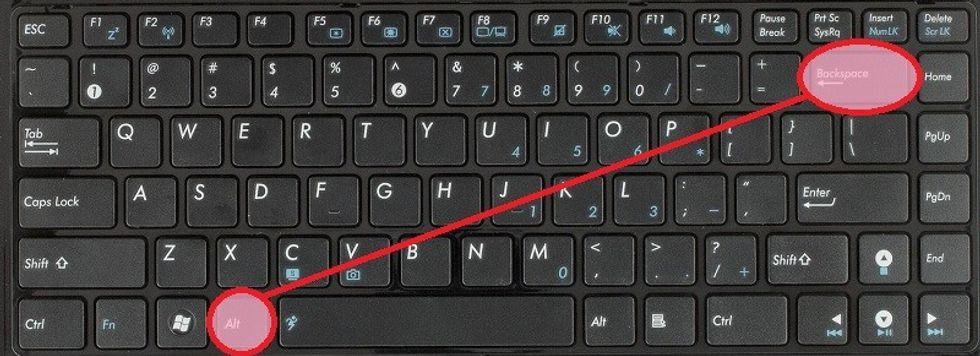 ALT Backspace