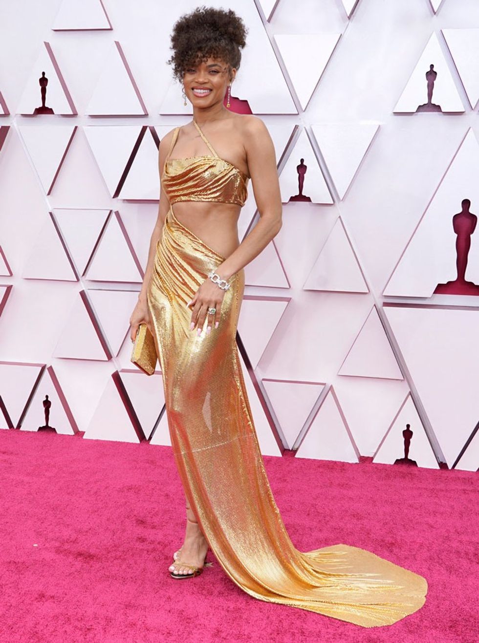 Andra Day Wore Vera Wang To The 2021 Oscars