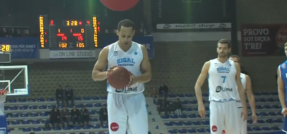 Andrew Lawrence ishte më i miri. 23 pikë dhe 4 asistime për të ndaj Enisey. Foto: Telegrafi