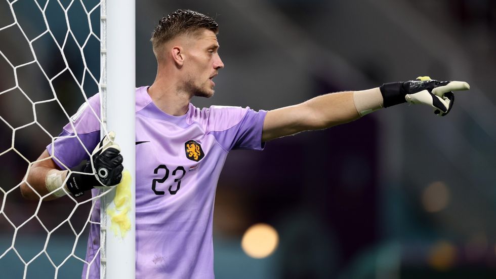 Andries Noppert Netherlands v USA 2022 World Cup 2