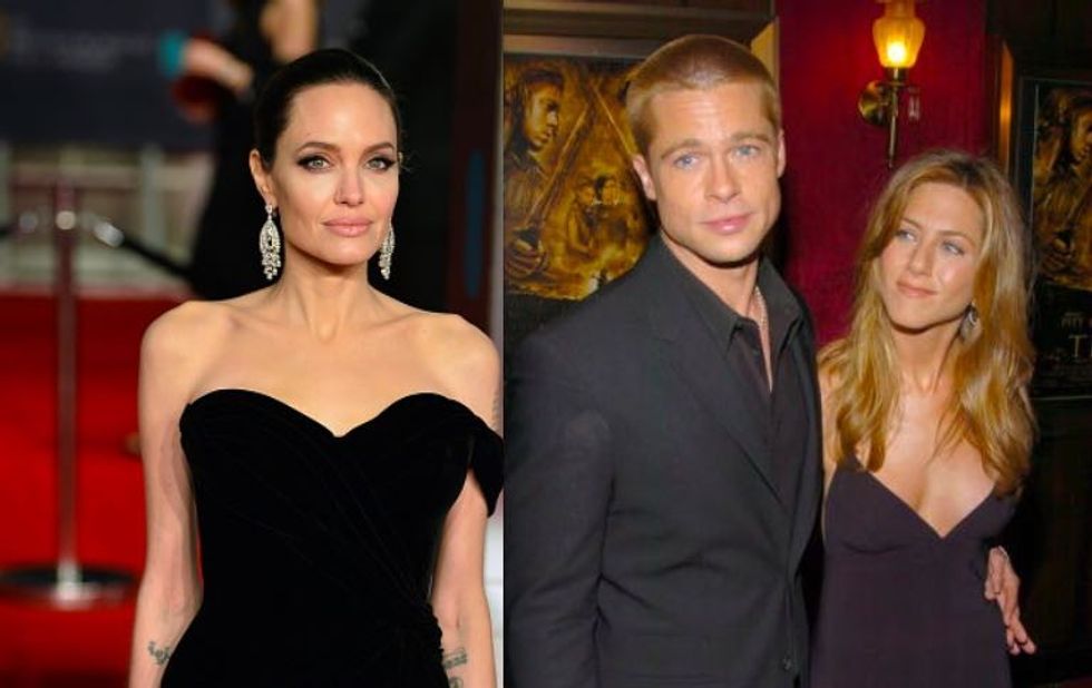 Angelina Jolie Brad Pitt Jennifer Aniston Back Together