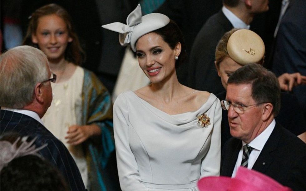 angelina jolie monochromatic royal event
