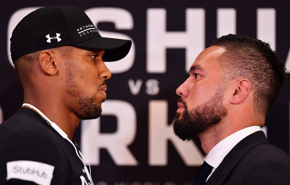 anthony joshua and joseph parker