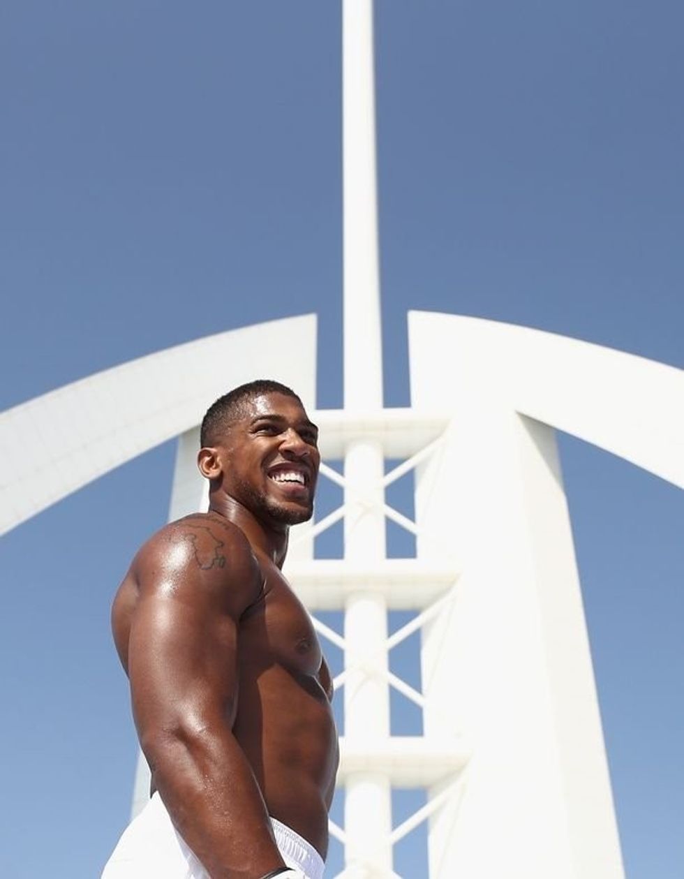 Anthony Joshua at Burj Al Arab
