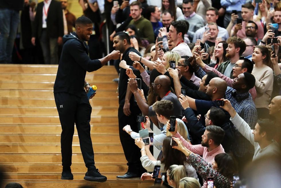 Anthony Joshua tifozet