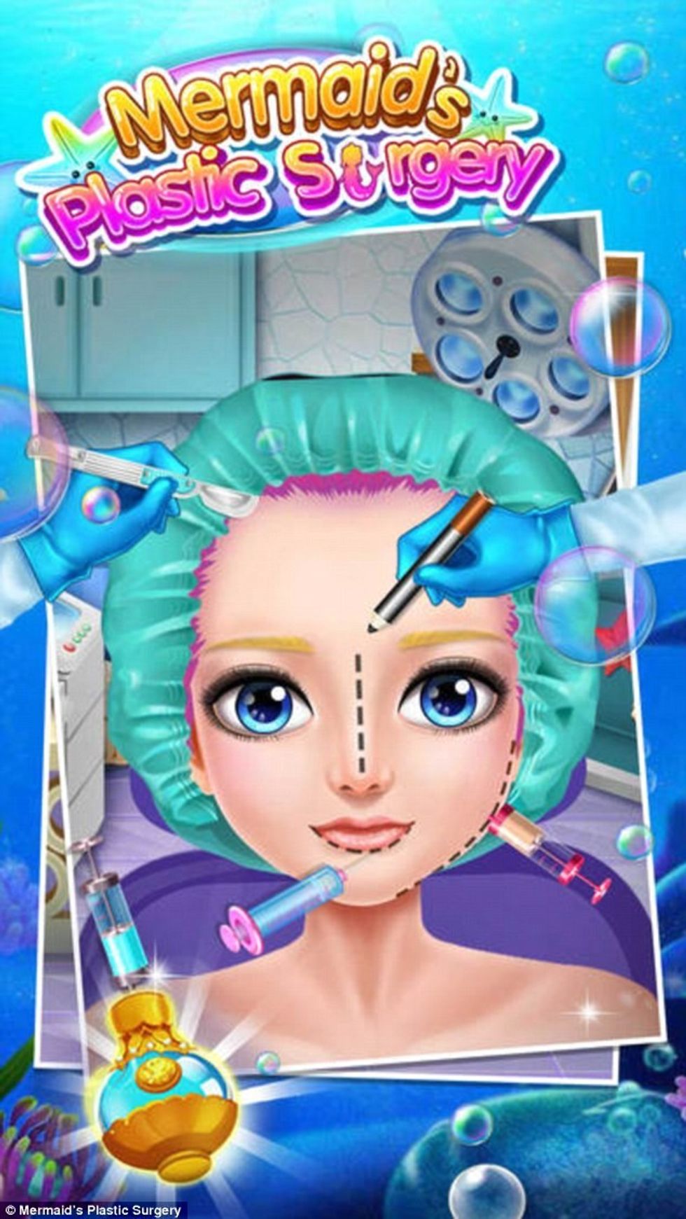 Aplikacioni skandaloz përmes së cilit femijet simulojne operacione plastike foto 2