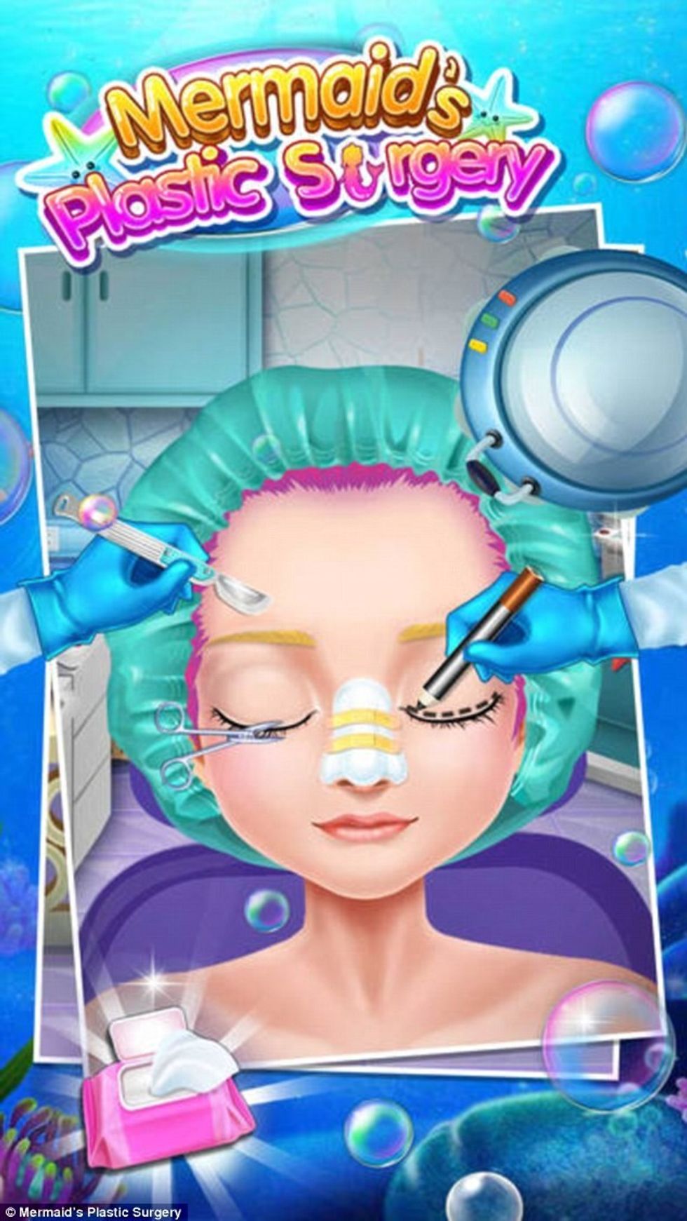 Aplikacioni skandaloz përmes së cilit femijet simulojne operacione plastike foto 3