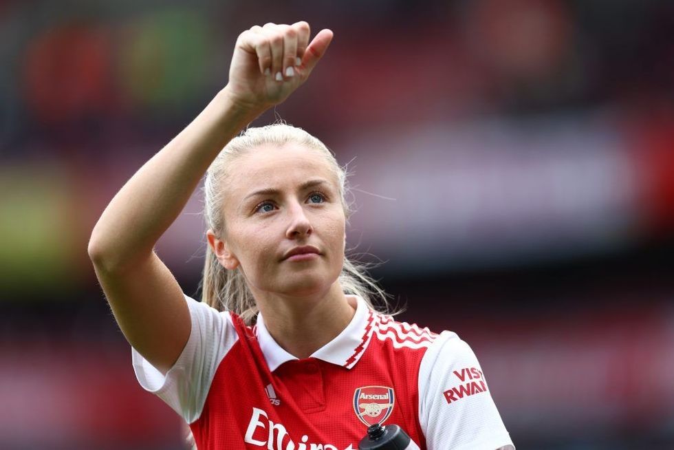 Arsenal captain Leah Williamson at the Emirates