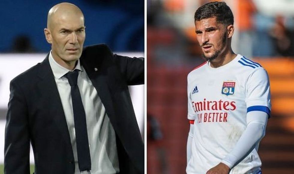 Arsenal transfer news Houssem Aouar Real Madrid Zinedine Zidane 1343110