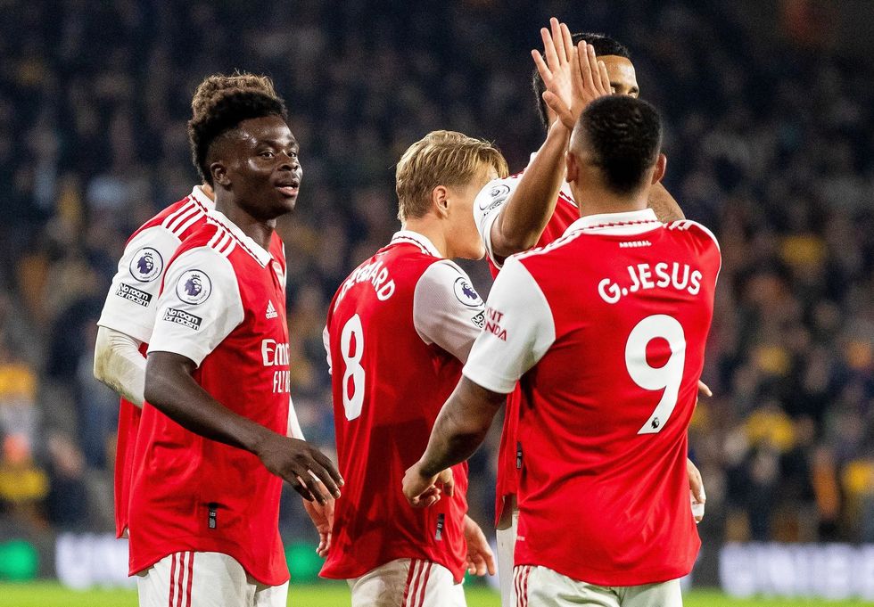 Arsenali është pesë pikë larg në krye të tabelës së Prem