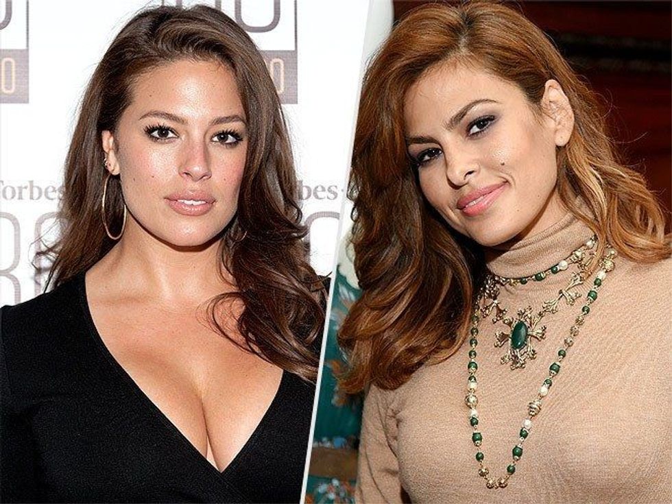 Ashley Graham dhe Eva Mendez