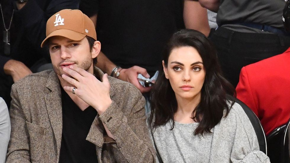 Ashton Kutcher Mila Kunis Getty