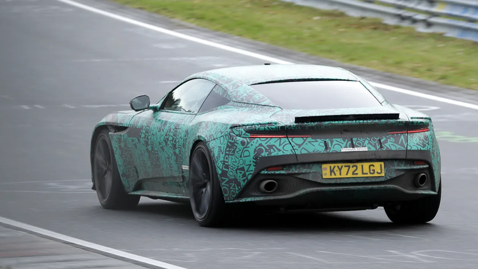 Aston Martin DB12 spy shots auto