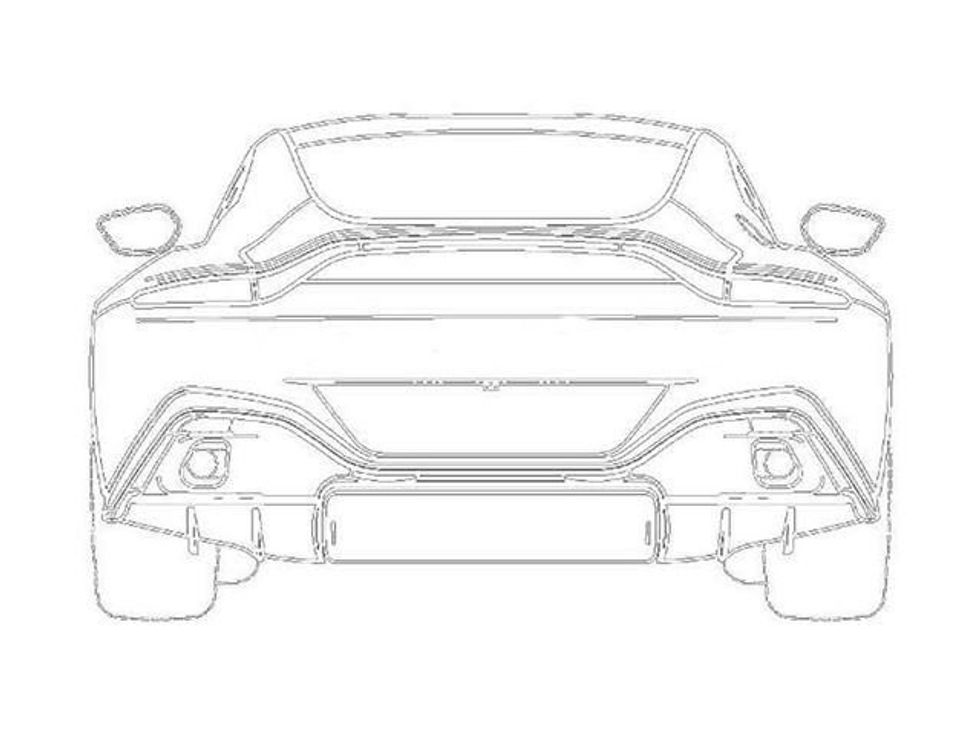 Aston Martin Vantage zbulohet përmes skicave që u dërguan për tu patentuar foto 4
