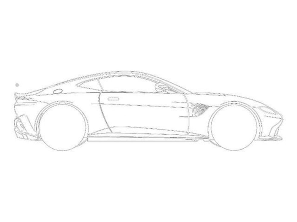Aston Martin Vantage zbulohet përmes skicave që u dërguan për tu patentuar foto 6