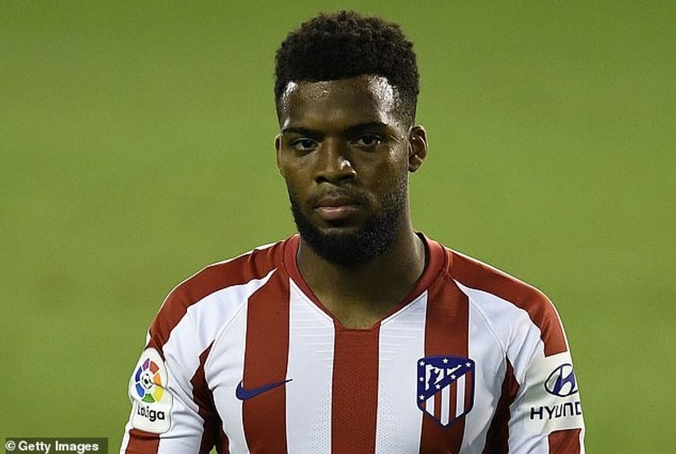 Atletico Madrid winger Thomas Lemar could be sold by the Spanish giants to raise funds