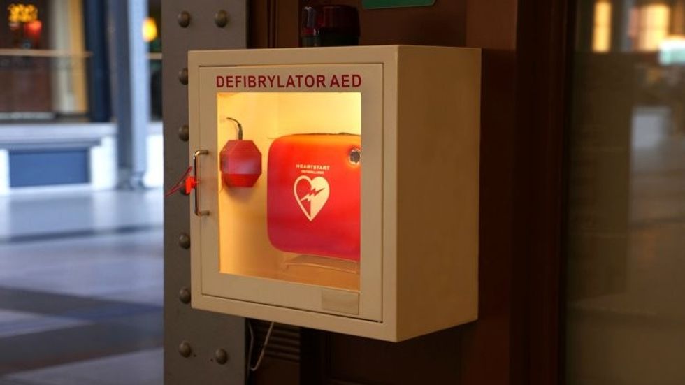 ATMs Coffee Shops Ideal Spots for Heart Defibrillators