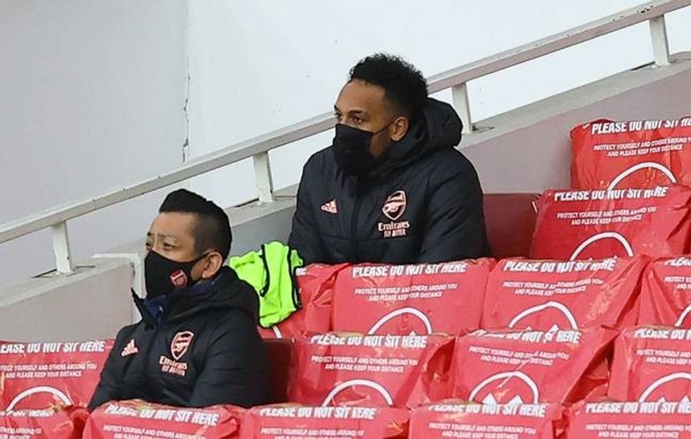 Aubameyang do të duhet të mësohet të ulet në stol në të ardhmen e afërt. Imazhi: Imazhet e PA