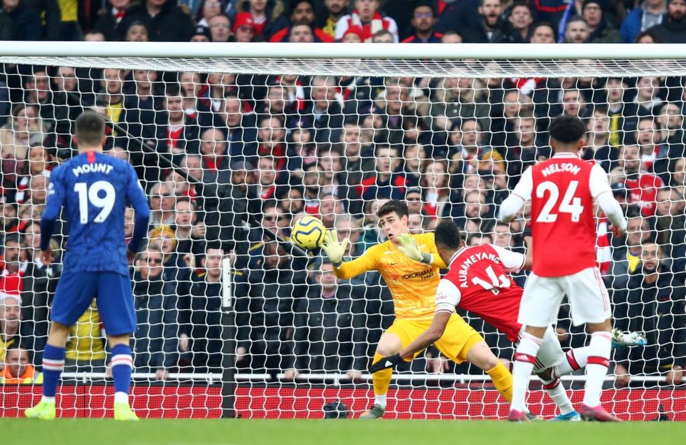 Aubameyang vs Chelsea