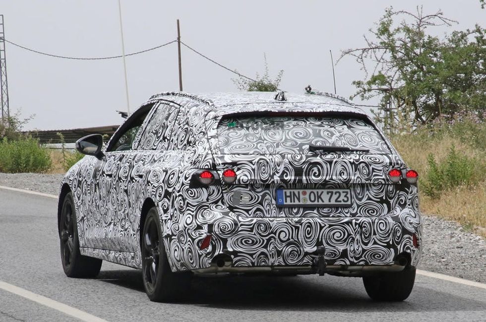 audi rs4 avant testing alps front rear