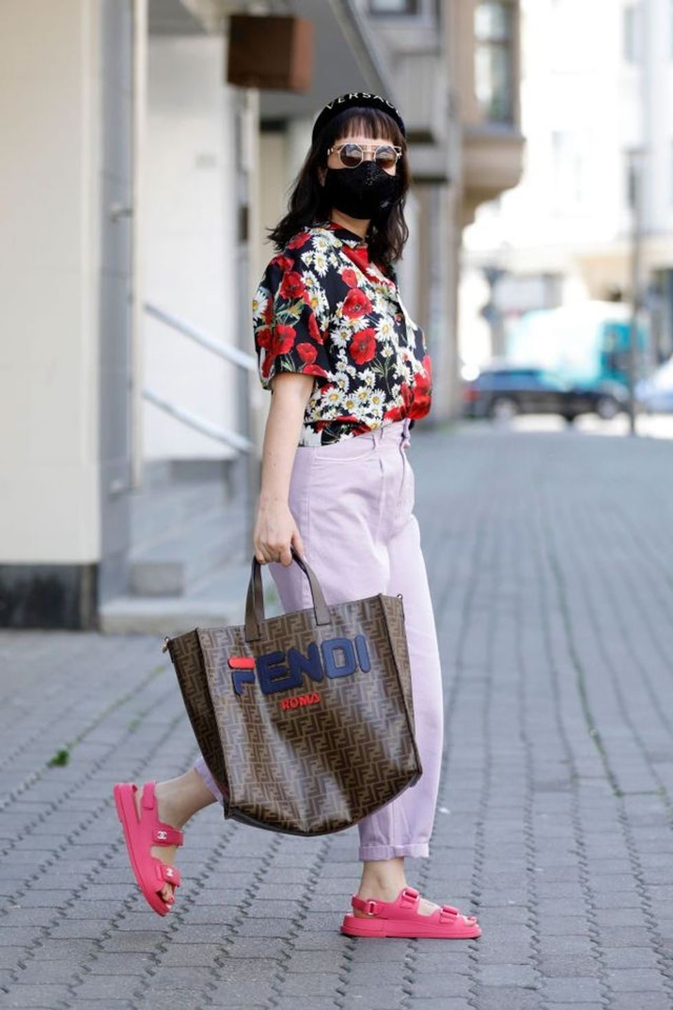 author tv host and influencer vreni frost wearing a flower news photo 1594761269