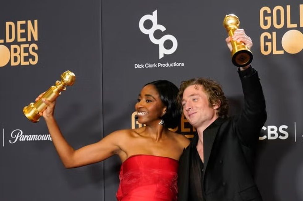 Ayo Edebiri and Jeremy Allen White both won Golden Globes for ‘The Bear