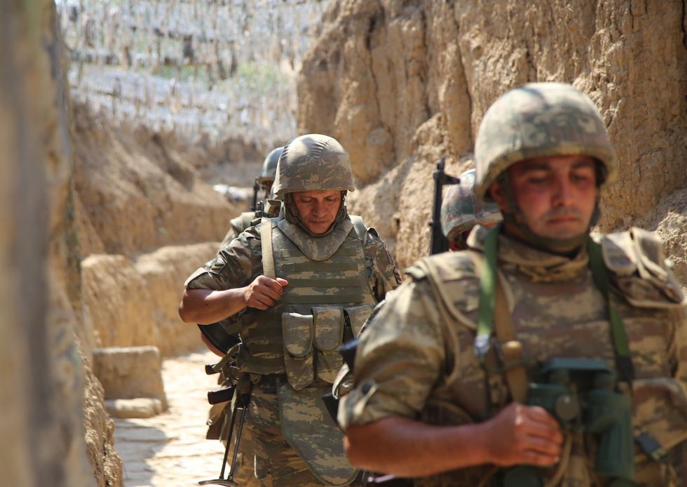 Azerbaijan Armenia Troops July 2020