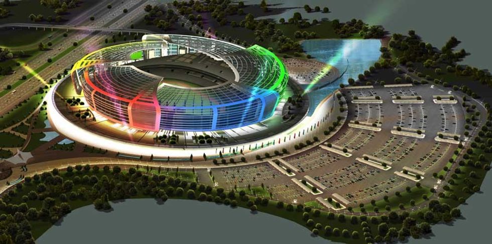 baku olympic stadium azerbaijan arena building