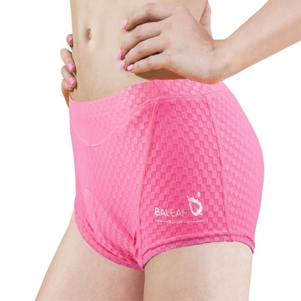 Baleaf New Design Fashion Women Cycling Shorts Breathable Padded Cycling Underwear Female Fitness MTB Bicycle Pink