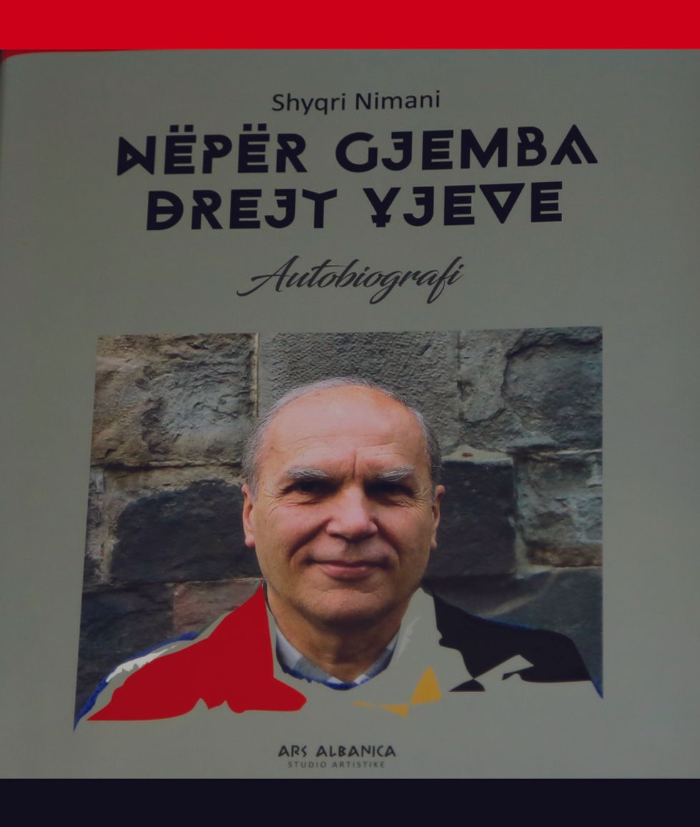 Ballina e monografisë së Shyqri Nimanit NËPËR GJEMBA DREJT YJEVE