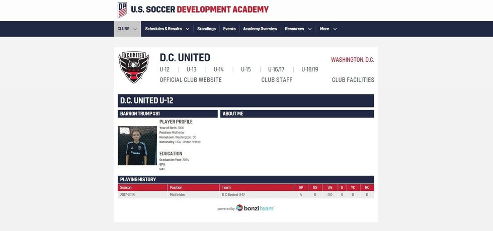 barron trump dc united profile screenshot embed only kv23z7ssu8y81eldniazysn9d