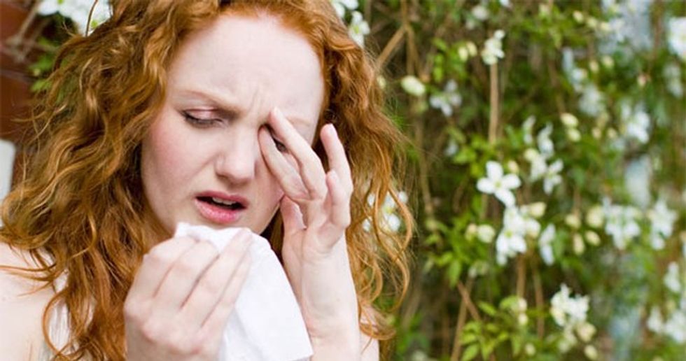 BB4RM4 Girl with Hayfever