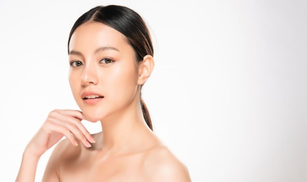 beautiful young asian woman with clean fresh skin 65293 684