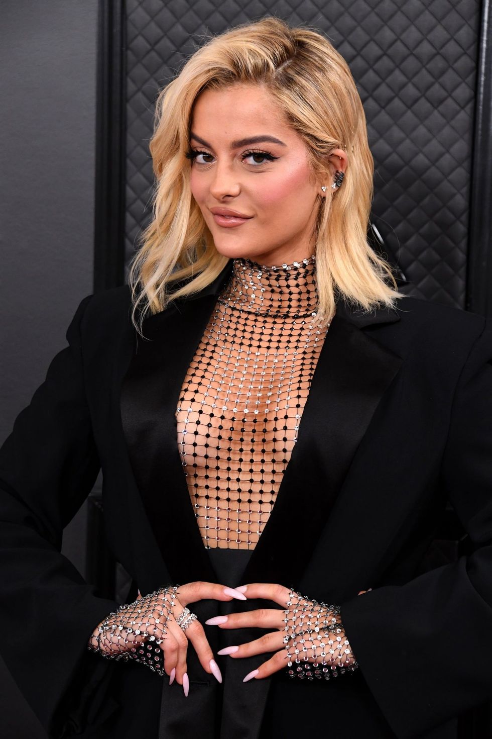 Bebe Rexha at 2020 Grammys scaled