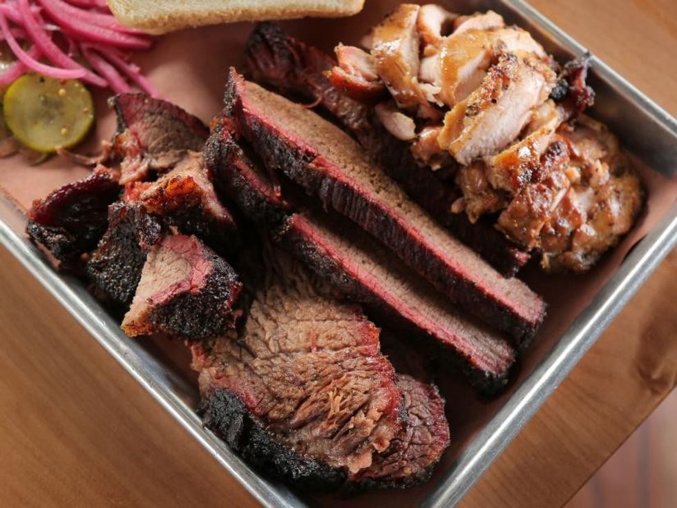 Beef brisket in Texas