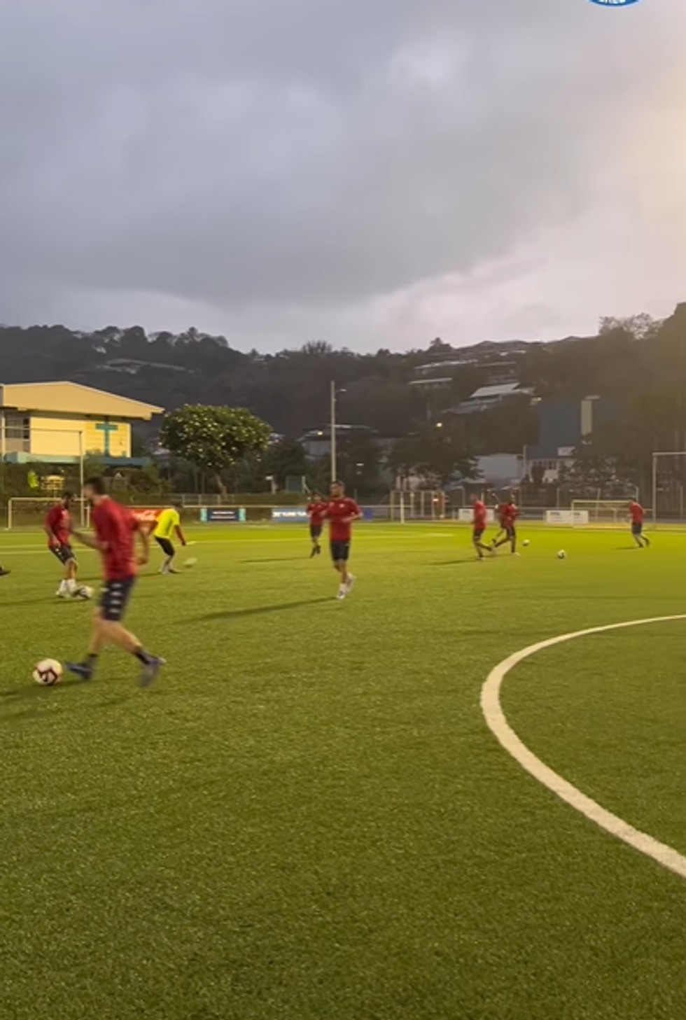 Belfort players trained ahead of their game on Saturday