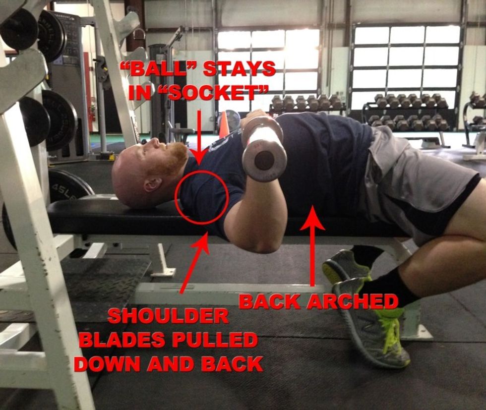 bench press arch