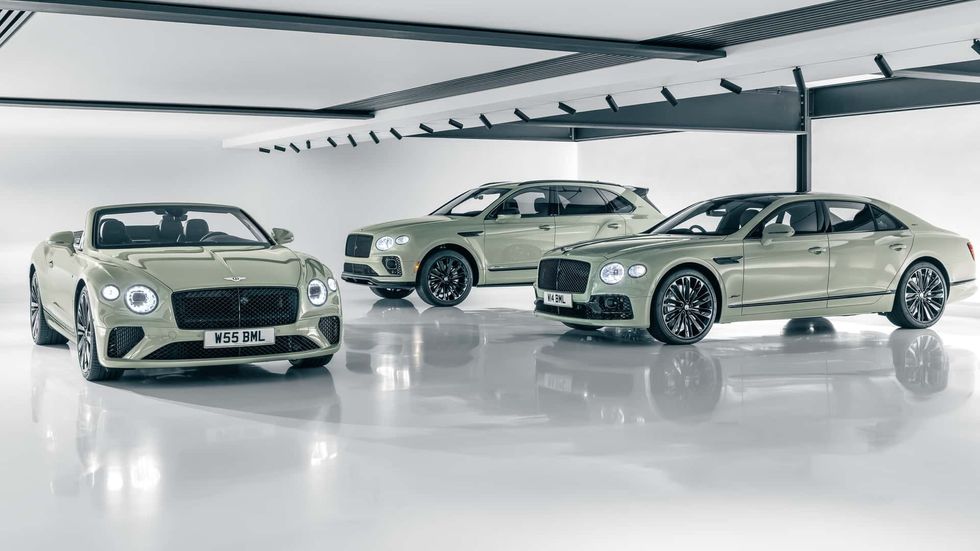bentley bentayga flying spur continental gt and continental gtc speed edition 12