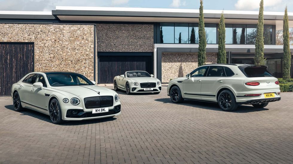 bentley bentayga flying spur continental gt and continental gtc speed edition 12