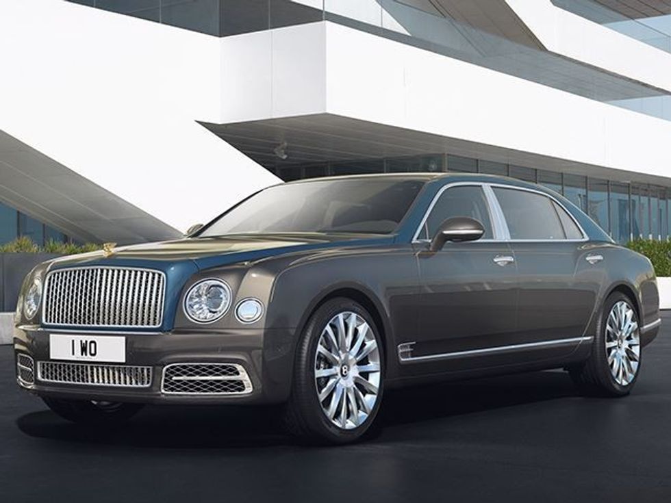 Bentley Mulsanne i lyer me ar dhe argjend foto 4