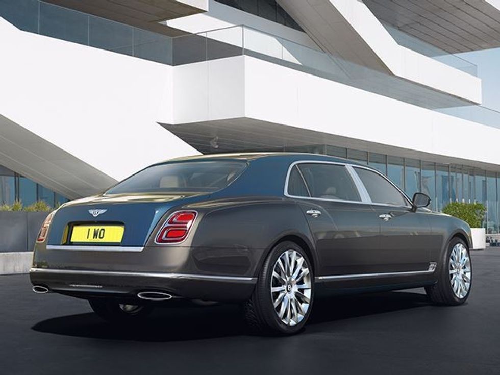 Bentley Mulsanne i lyer me ar dhe argjend foto 5