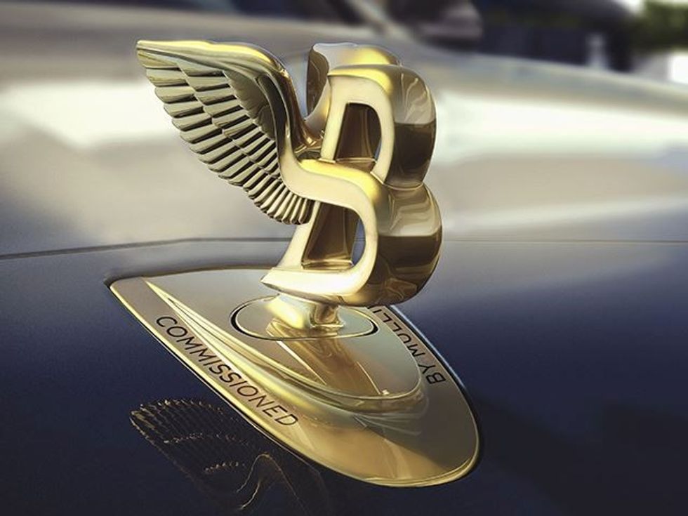 Bentley Mulsanne i lyer me ar dhe argjend foto 7