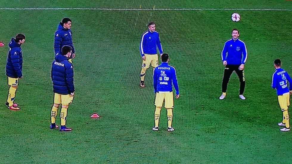 Berisha, Rashica, Kryeziu... lojtarët e Kosovës po kryejnë nxehjen para duelit ndaj Ukrainës!