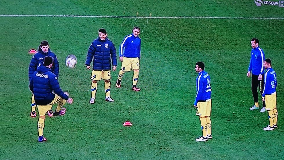 Berisha, Rashica, Kryeziu... lojtarët e Kosovës po kryejnë nxehjen para duelit ndaj Ukrainës!