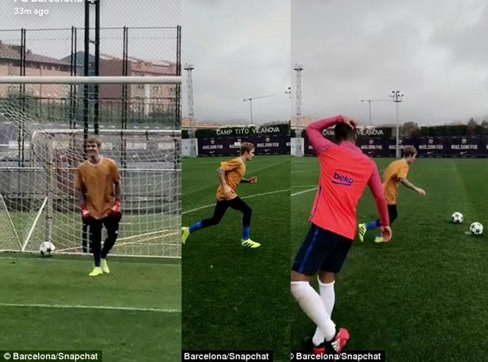 Biber u përfshi edhe në lojë