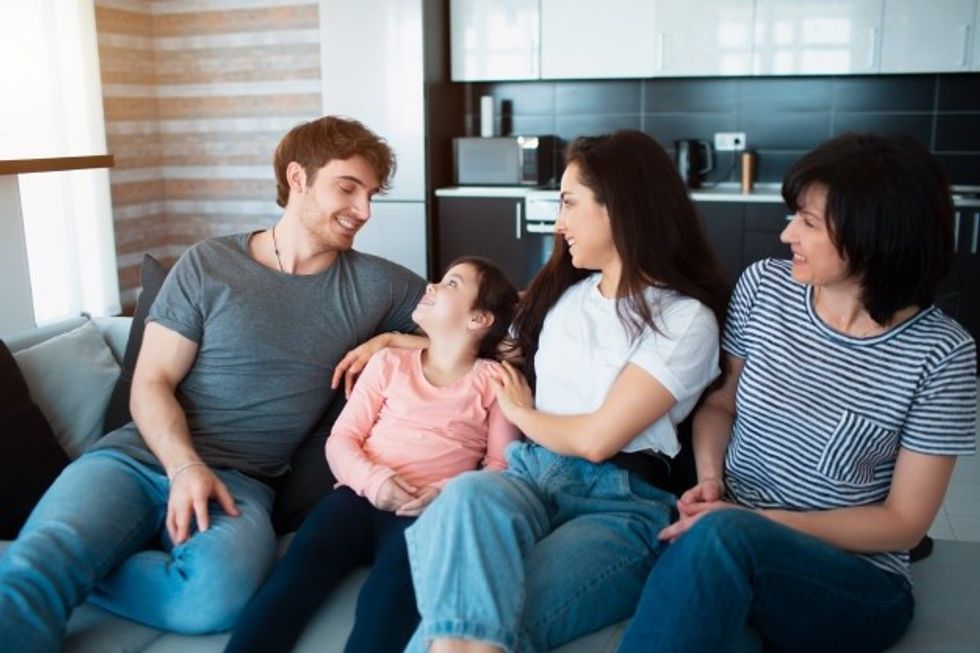 big family home brothers sisters grandmother granddaughter children parents everyone is spending time together home 186523 1442