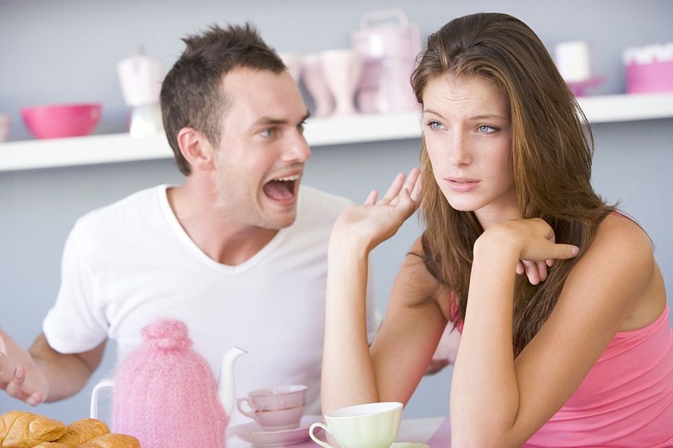 bigstock Couple Arguing At Breakfast 3916300